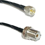 RG58 Mini Uhf To SO239 Female Bulkhead Coaxial Rf Pigtail Cable. Fixed Price $12.99.