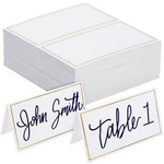 Best Paper Greetings Place Cards For Table Setting - Pack Of 100, White,gold. Fixed Price $15.44.
