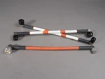 (3) Times Type N-m To Tnc-m 12" LMR-4OO-LLPL Coax 50 Cable Assy Good 6GHZ. Fixed Price $36.87.