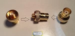 Bnc Female Sma Jack Adapter Connector For Baofeng Wouxun Two-way Radio. Fixed Price $5.74.