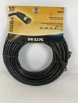 Phillips Black Coaxial Quality Cable 50FT Connect Video Components. Fixed Price $14.99.