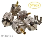 5PACK Uhf PL-259 Male Crimp Type Rf Connectors For RG316/RG174/LMR100 Coax Wire. Fixed Price $12.95.