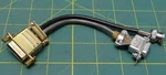 RG-58/U Cable With Canon, Amphenol And King Connectors 7-1/4" Length. Fixed Price $77.49.