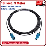 Bingfu Fakra Z Female To Vehicle Antenna Extension Cable 3M / 10 Feet, Blue. Fixed Price $10.49.
