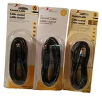 Lot Of Zenith Amertac (2) VG100606B & (1) VQ300606B 6' Coaxial Cable, Connects. Fixed Price $17.09.
