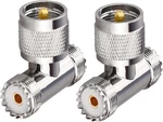 Tuolnk Triple Tee Connector Uhf Dual Female 3 Way Splitter Coax.... Fixed Price $14.76.