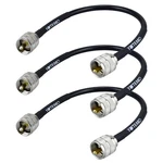 12 Inch RG8X Coaxial Cable, 3 Pack 1FT Jumper Cb PL259 M... Fast Ship. Fixed Price $27.99.