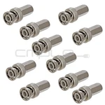 Bnc Twist-on Connector Male Plug For RG6 Coax Cables Dvr Cctv Camera 10PCS. Fixed Price $10.49.