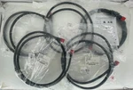 Lot Of 5 Commscope L4TMB-HMHM-8-8 Ft Sureflex Jumper. Fixed Price $150.00.