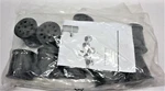 Wireless Solutions BC1410 Barrel Cushions For 1/4"(10 Holes) Coax. (bag Of 10). Fixed Price $29.96.