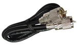Procomm PP8X6-BLK 6' RG8X Black Coax Cable With PL259 Connectors Each End. Fixed Price $23.46.