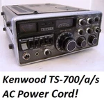 Kenwood TS-700A/S/G **ac Power Cord** Free Ship! New Construction!. Fixed Price $45.08.