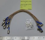 (10) Bnc(f)bulkhead 75 Ohm To Smb(f)rt Angle RG179 Cables 12.5" Fo. Fixed Price $24.95.