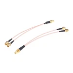 Rfaha 2PCS Rpsma Female To Dual Parallel Extension Cable RG316 6" Adap. Fixed Price $18.99.