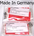 2 Itt Cannon D-sub Connector Jackscrew Stud Part # D110550 110550-0000. Fixed Price $9.00.