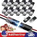 200PCS Double-wire Plug-in Connector, Cable Clamp With Locking Buckle, Awg 18-22. Fixed Price $23.99.
