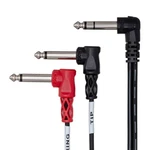 Hosa STP-201RR 1/4" Trs Male To Dual Ts Right Angle Insert Cable, 1M. Fixed Price $11.95.