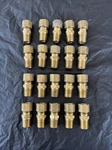 Lot Of 20 Parker Fluid Connectors 68C-6-4 Male. Fixed Price $30.00.