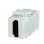 Hdmi Keystone Wall Plate Snap-in Insert Coupler Adapter Jack Female Cable White. Fixed Price $5.95.
