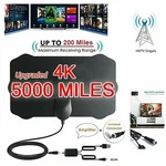 4K Hd Indoor Tv Antenna 28DBI Amplified Aerial Signal Booster 4M Cable. Fixed Price $10.29.