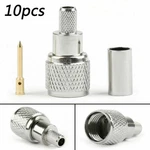 10X RG-58/U Cable Connector Mini-uhf Crimps For Antenna Male Radio. Fixed Price $15.63.