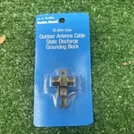 Radio Shack Archer Coax Grounding Block # 15-909 Vintage Nos. Fixed Price $9.90.