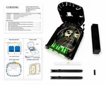 QTY.3 Corning Cch Cassette Fully Loaded 12 Fiber Singlemode Sc/apc Usa. Fixed Price $1049.99.