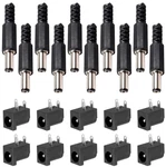 20PCS Dc Power Connector Set 5.5X2.1MM Pcb Female Solder Plug Kit - New. Fixed Price $10.47.