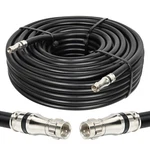 Mookeerf RG11 Coaxial Cable 60FT,LOW Loss 14AWG Black. Fixed Price $62.09.