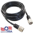 12FT RG8X Coax Uhf (PL259) Male/male 50 Ohm Antenna Cablesonline R-U012. Fixed Price $21.95.