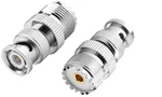Dht Electronics 2PCS Rf Coaxial Small (0.5" 0.75" 1.5"), Silver. Fixed Price $9.26.
