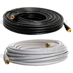 RG59 Gold Plated Coaxial Digital Cable For Satellite Tv Vcr Video 25' 50' 80'. Fixed Price $9.99.