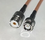 RG142 Uhf Female SO-239 To Bnc Double Shield Coax Pick Length Rf Usa Lot. Fixed Price $61.49.