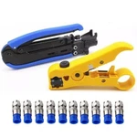 Gaobige Coaxial Compression Tool Cable Crimper Kit RG6 RG59 RG11. Fixed Price $36.01.