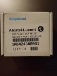 1AB424380001 Alcatel-lucent Male-din Right Angle Adaptor New Box. Fixed Price $25.00.
