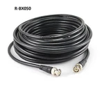 50FT Cablesonline RG8X Coax Bnc Male/male Plug Ohm Antenna Cable, R-BX050. Fixed Price $35.95.
