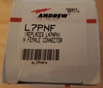 Commscope Andrew L7PNF N-female Coaxial Connector For 1-5/8" Heliax. Fixed Price $45.00.