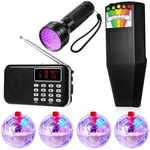 Dunzy 7 Pcs Ghost Hunting Equipment Kit Include Emf Meter Radio 1.... Fixed Price $56.11.