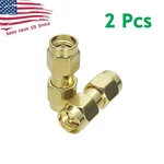 2PCS Sma Male Plug Straight Rf Coaxial Adapter Connector 2X. Fixed Price $8.49.