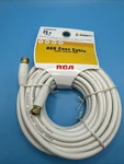 Rca RG6 Coax Cable 25 Ft. White Audio Video Connection Brand New. Fixed Price $5.99.