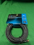 Ce Tech RG-6 Coaxial Cable 25 Ft Black Pin Male Connectors Audio Video New. Fixed Price $8.00.