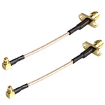 Akk MX06 2PCS 5G8 90 Degree Mmcx Sma Pigtail Fpv Antenna Connector. Fixed Price $18.54.