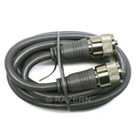 Steren 6 Ft Gray RG8X MINI-8 Coaxial PL259 Uhf Ham Cb Radio Antenna Cable. Fixed Price $13.49.