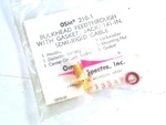 Omni Spectra Osm 210-1 Bulkhead Feed-thru Jack W/ Gasket. Fixed Price $12.00.