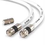 G-plug RG6 Coaxial Cable Connectors Set High-speed 75FT, White. Fixed Price $34.04.
