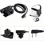 Military U94 Ptt Cable Headset Adapter For Baofeng UV5RA Plus BF888S UV-B5. Fixed Price $16.90.