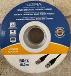 Ultra U12- 41630 50FT Male-to-male Bnc Coaxial Video Cable 30.5M, 24K Gold. Fixed Price $39.98.