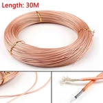 30M Rf Coaxial Cable Connector 50OHM M17/93-RG178 Pigtail 98FT. Fixed Price $31.14.