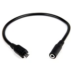 Elefa E1003 3.5MM Female Pole Aux Audio Jack To Micro Usb Foot, Black. Fixed Price $9.11.