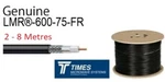 LMR-600-75-FR Ohm Fire Retardant Times Microwave Coaxial Cable Non Halog 2-8M. Fixed Price $216.93.